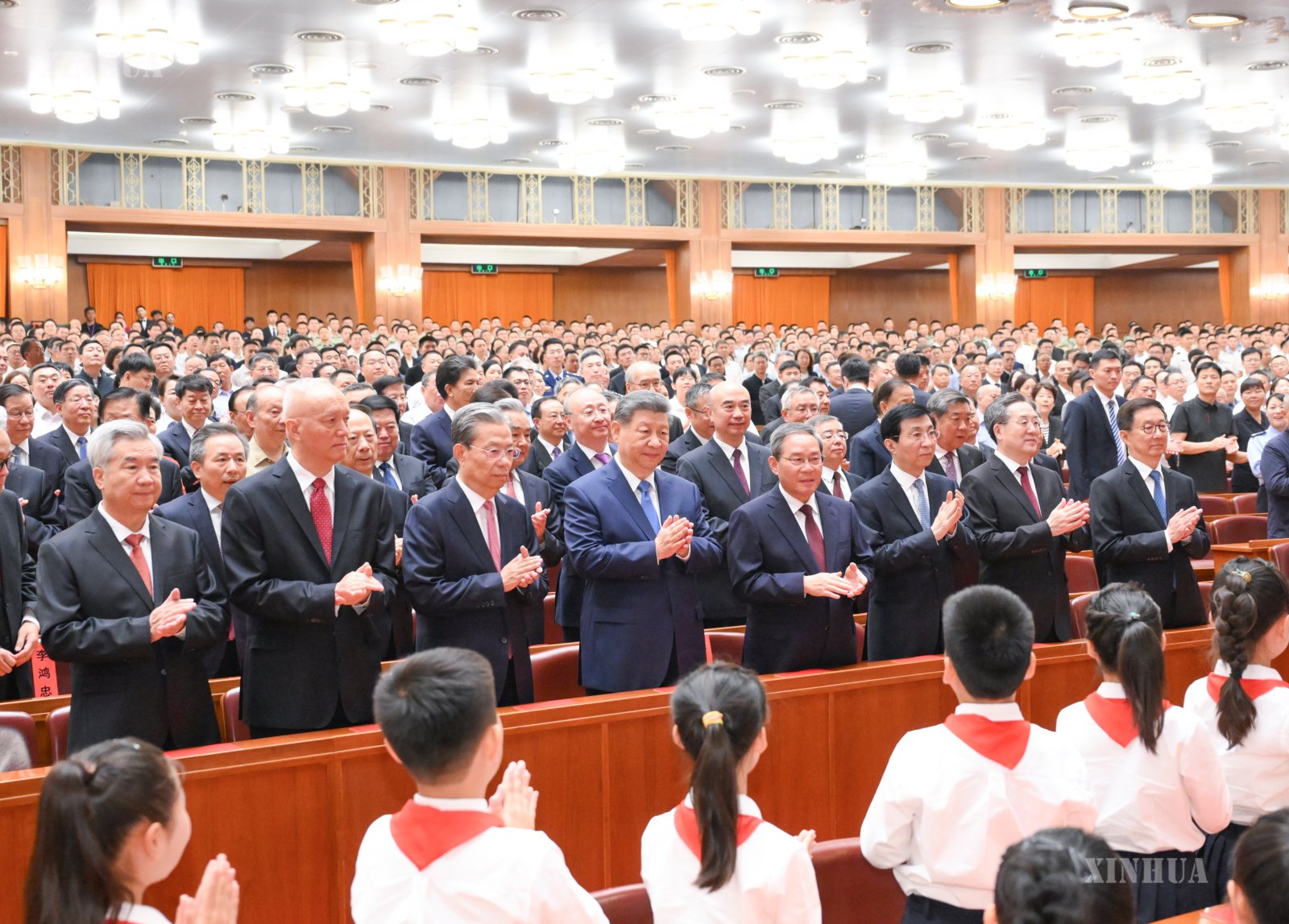 တရုတ်နိုင်ငံ မြို့တော် ပေကျင်းတွင် တရုတ်ကွန်မြူနစ်ပါတီ (CPC) တည်ထောင်ခြင်း ၁၀၅ နှစ်မြောက် အထိမ်းအမှတ် တေးဂီတဖျော်ဖြေပွဲကို ၂၀၂၆ ခုနှစ် ဇွန် ၂၉ ရက်က တွေ့ရစဉ် (ဆင်ဟွာ)