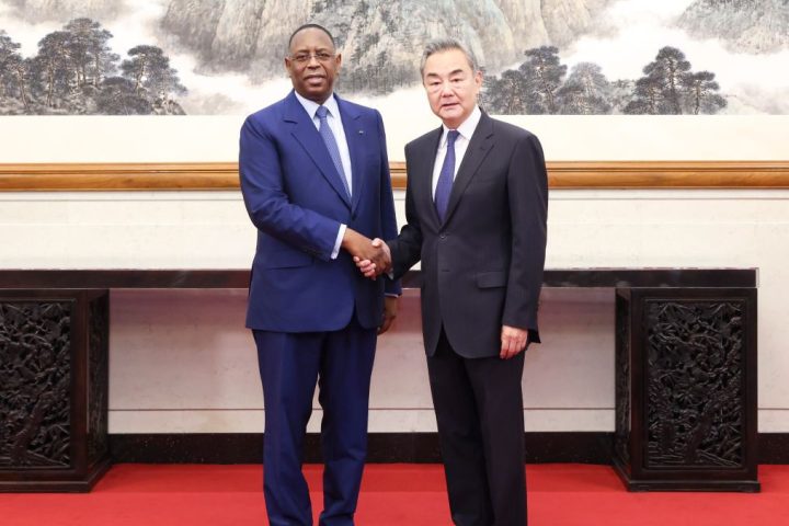 ဝမ်ရိနှင့် လာမည့် ကုလသမဂ္ဂအထွေထွေအတွင်းရေးမှူးချုပ်လောင်း Macky Sall တွေ့ဆုံဆွေးနွေး