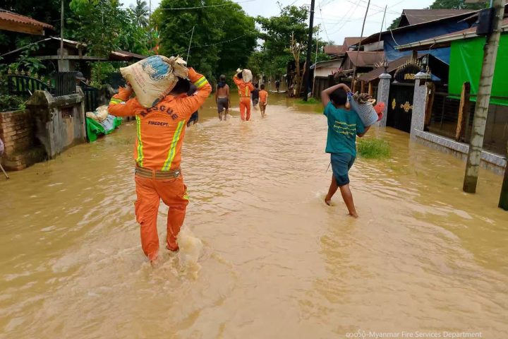 မြန်မာနိုင်ငံ မွန်ပြည်နယ်အတွင်း ရေကြီးရေလျှံမှုများကြောင့် လူဦးရေ ၁,၆၀၀ ကျော် ရေဘေးလွတ်ရာသို့ ပြောင်းရွှေ့