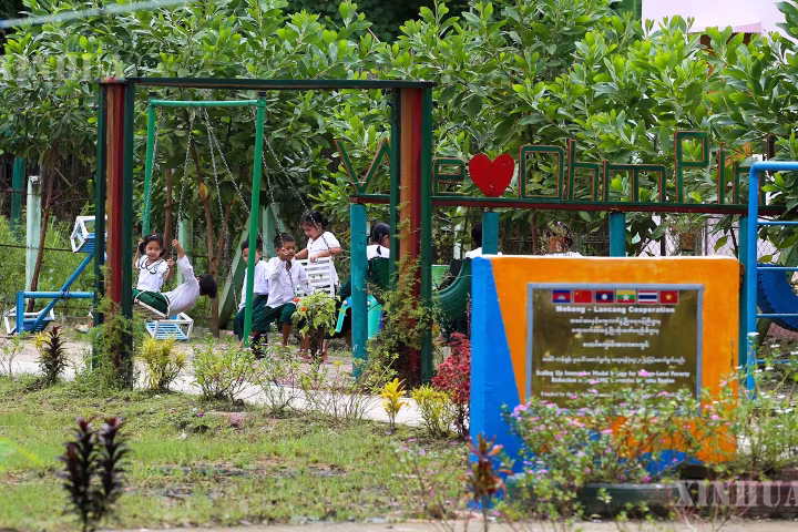 မြန်မာနိုင်ငံ မြစ်ဝကျွန်းပေါ်ဒေသ ကျေးရွာက လန်ချန်း-မဲခေါင် ပူးပေါင်းဆောင်ရွက်မှု ပံ့ပိုးမှုဖြင့် အသက်မွေးဝမ်းကျောင်း လုပ်ငန်းအသစ်များ ဖြစ်ထွန်း
