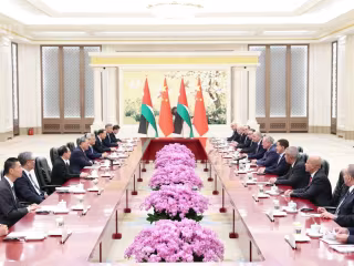 တရုတ်နိုင်ငံ ဝန်ကြီးချုပ်နှင့် ဂျော်ဒန်နိုင်ငံဘုရင် တွေ့ဆုံ