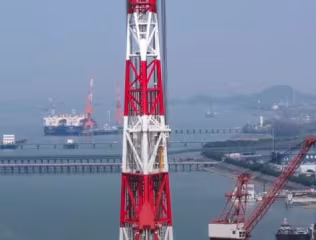 တရုတ်နိုင်ငံက တည်ဆောက်ထားသည့် Pile ရိုက်သင်္ဘော အထင်ကရ တံတားတည်ဆောက်ရေး စီမံကိန်းတွင် ပါဝင်ရန် ဘရာဇီးနိုင်ငံသို့ ထွက်ခွာ