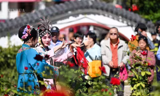 မြို့ပြကို စင်မြင့်အဖြစ် ဖျော်ဖြေမှုတွင် ခရီးသွားဧည့်သည်များ နှစ်သက်ခံစား
