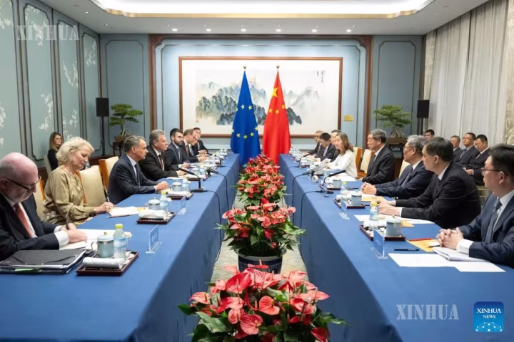 တရုတ်_ EU ကုန်သွယ်ရေးအစည်းအဝေး ၂၀၂၇ ခုနှစ် မတ်လတွင် ထပ်မံကျင်းပရန်ရှိ