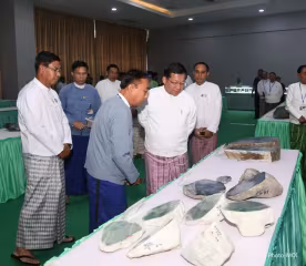 မြန်မာနိုင်ငံတွင် (၆၁) ကြိမ်မြောက် မြန်မာ့ကျောက်မျက်ရတနာပြပွဲ ဖွင့်ပွဲအခမ်းအနား ကျင်းပ