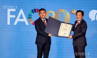 FAO ၏ အောင်မြင်မှုဆိုင်ရာ ဆု AIRCAS ဆွတ်ခူးရရှိ